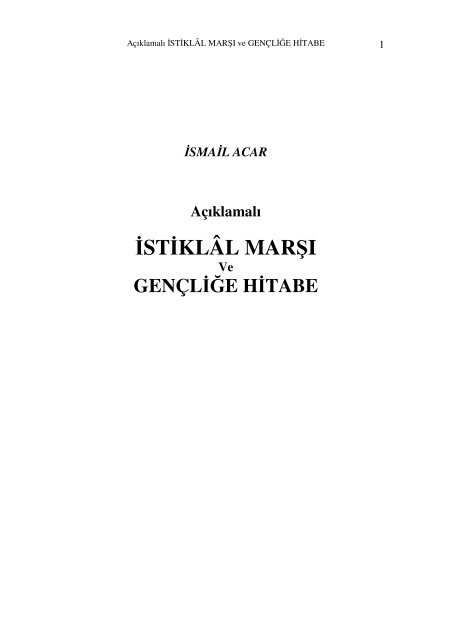 istiklâl marşı - Türk Ocakları Genel Merkezi