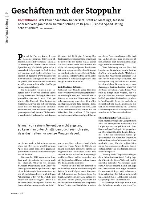 Nr. 9 / September 2010 - Grossraumbüro (PDF, 2645 kb - KV Schweiz