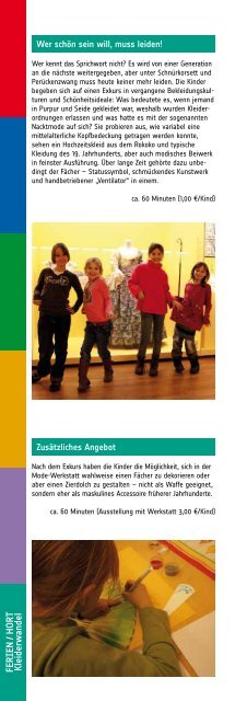 Programm Grundschule-Hort - Grassi Museum