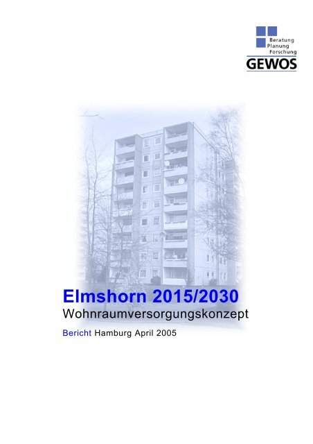 Elmshorn 2015/2030 - Elmshorn Hainholz - Soziale Stadt