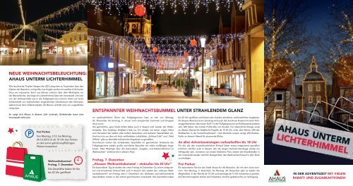 Ahaus Unterm Lichterhimmel Stadt Ahaus