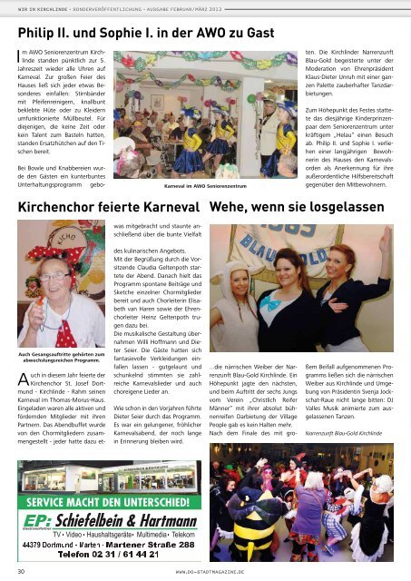 Wir in Kirchlinde - Dortmunder & Schwerter Stadtmagazine