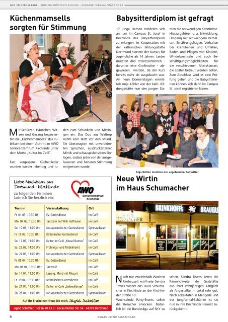 Wir in Kirchlinde - Dortmunder & Schwerter Stadtmagazine