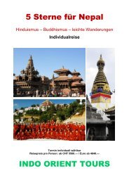 5 Sterne für Nepal INDO ORIENT TOURS