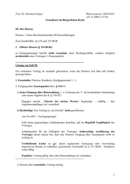 5 Teil 4 Prof Dr Reinhard Singer
