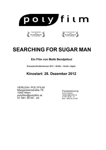 SEARCHING FOR SUGAR MAN - Polyfilm
