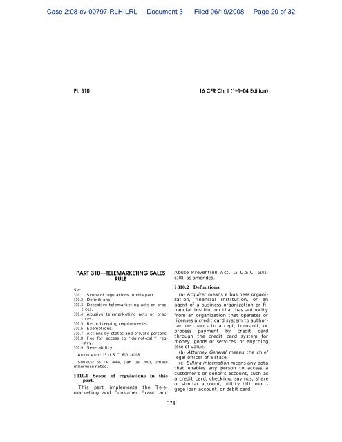 Stipulated Judgment and Order for Permanent Injunction Against ...