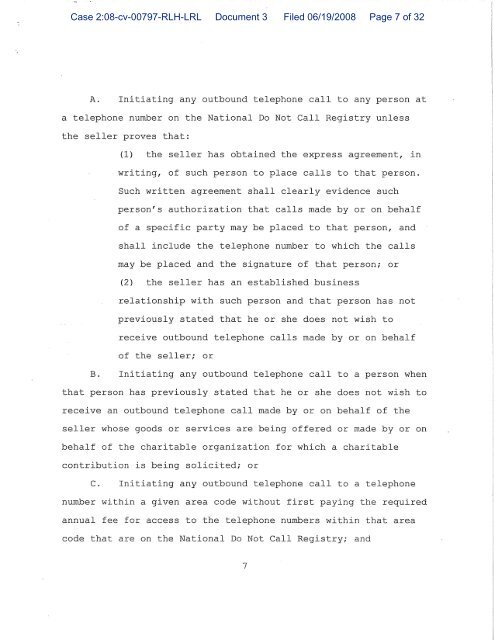 Stipulated Judgment and Order for Permanent Injunction Against ...