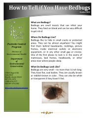 How to Tell if You Have Bedbugs - Alaska Department of ...