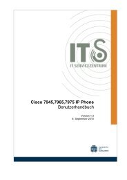 Cisco 7945,7965,7975 IP Phone Benutzerhandbuch - HIZ