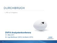 DVFA Analystenkonferenz - LPKF Laser & Electronics AG