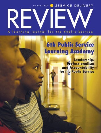 Service Delivery Review Vol.6 No.2 - AfriMAP