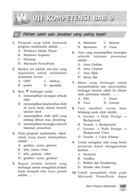 Contoh Soal - Buku Sekolah Elektronik