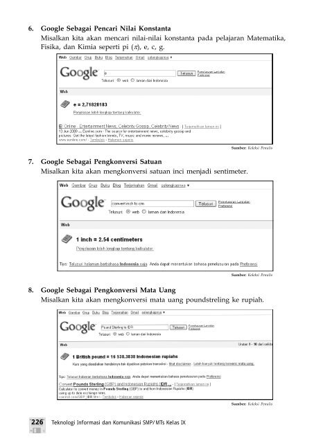 Contoh Soal - Buku Sekolah Elektronik