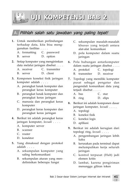 Contoh Soal - Buku Sekolah Elektronik