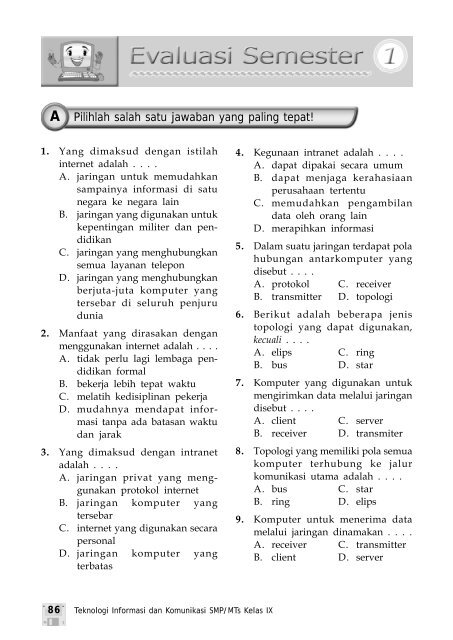 Contoh Soal - Buku Sekolah Elektronik