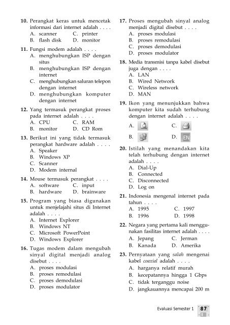 Contoh Soal - Buku Sekolah Elektronik