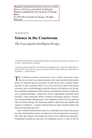 Nonsense on Stilts: How to Tell Science from Bunk - National Center ...