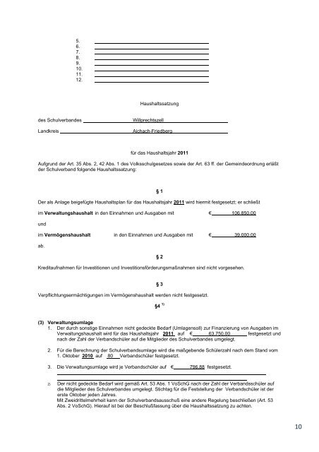 AMTSBLATT - Landkreis Aichach Friedberg