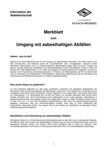 Merkblatt zum Umgang 0210 - Landkreis Aichach Friedberg