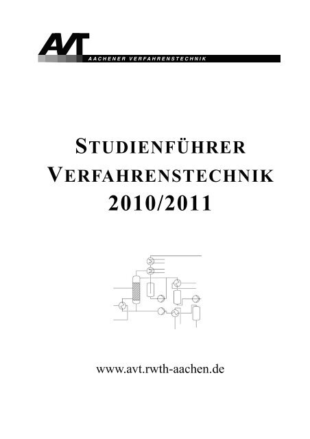 STUDIENFÜHRER VERFAHRENSTECHNIK - Aachener ...