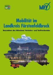 Mobilität im Landkreis Fürstenfeldbruck - MVV