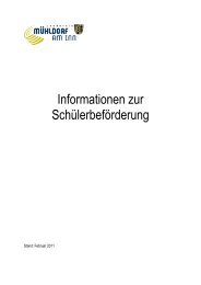 Informationen zur Schülerbeförderung - Landkreis Mühldorf a. Inn