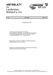 AMTSBLATT - Landkreis Mühldorf a. Inn