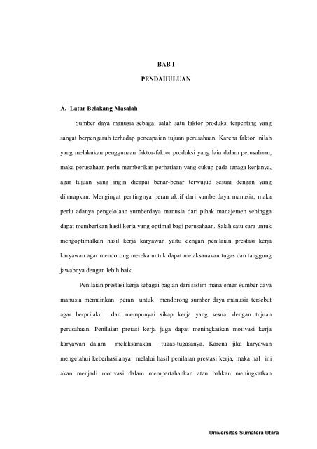 Chapter I.pdf - USU Institutional Repository - Universitas Sumatera ...