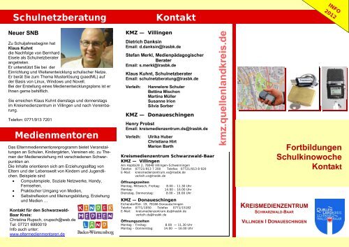 KMZ-INFO-Flyer 2012 - Landratsamt Schwarzwald-Baar-Kreis