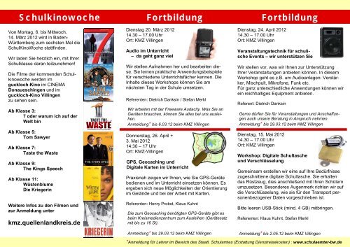 KMZ-INFO-Flyer 2012 - Landratsamt Schwarzwald-Baar-Kreis