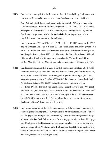 Jahresbericht 2002 - Landesrechnungshof Mecklenburg-Vorpommern