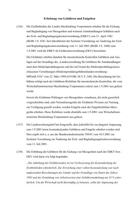 Jahresbericht 2002 - Landesrechnungshof Mecklenburg-Vorpommern