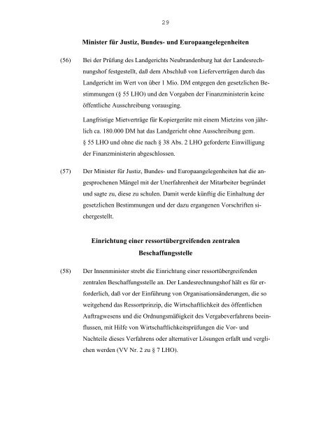 jahresbericht 1993 - Landesrechnungshof Mecklenburg-Vorpommern