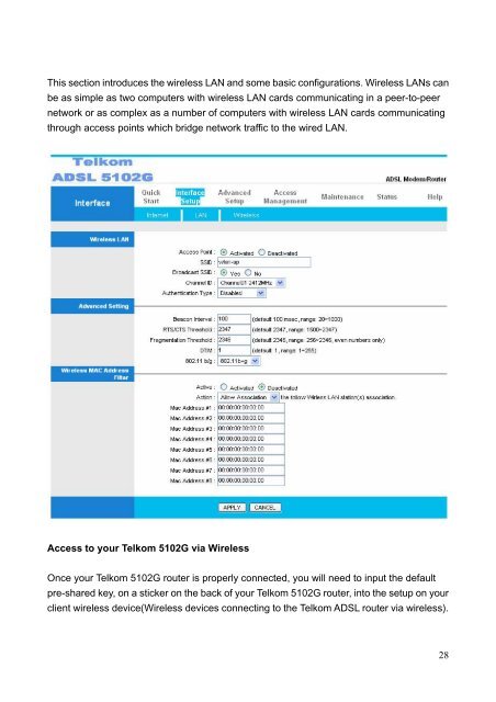 Telkom ADSL 5102G