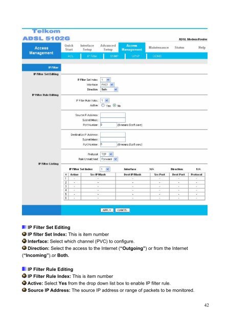 Telkom ADSL 5102G