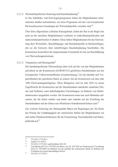 EU-Report 2012 deutscher RechnungshÃ¶fe - Landesrechnungshof ...