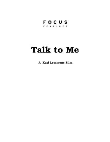 Talk to Me - VisualHollywood