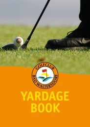 Yardagebook - GC Bad Waltersdorf