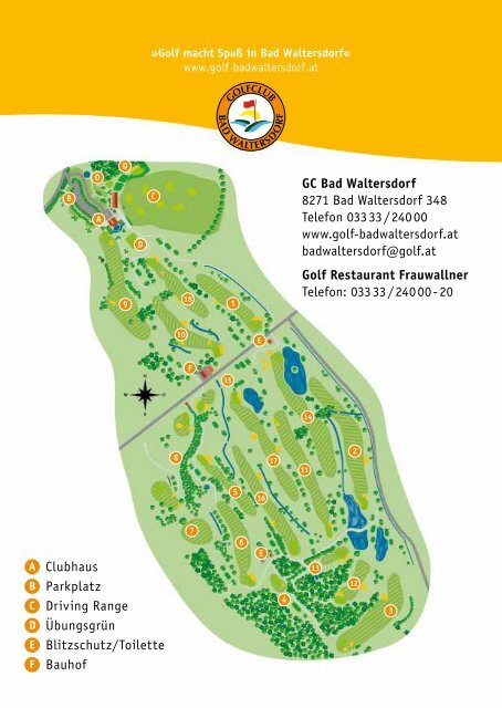 Yardagebook - GC Bad Waltersdorf