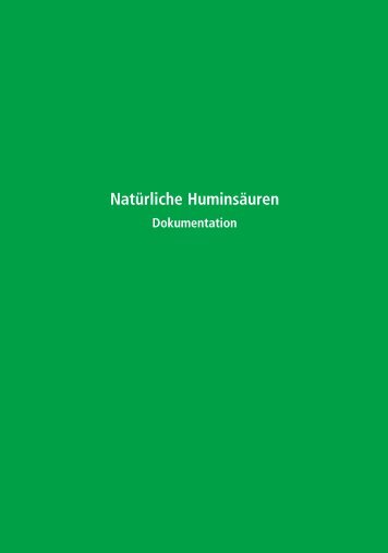 Natürliche Huminsäuren - Peter-weck.de