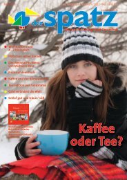 Kaffee oder Tee? - Der Spatz