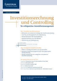 Investitionsrechnung und Controlling - Reality Consult