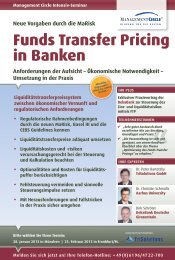 Funds Transfer Pricing in Banken - TriSolutions GmbH