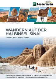 Wandern auf der Halbinsel sinai Wandern auf der ... - TUI ReiseCenter