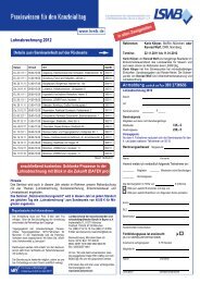 Erstellung der Einkommensteuer 2009 Lohnabrechnung 2012 - LSWB