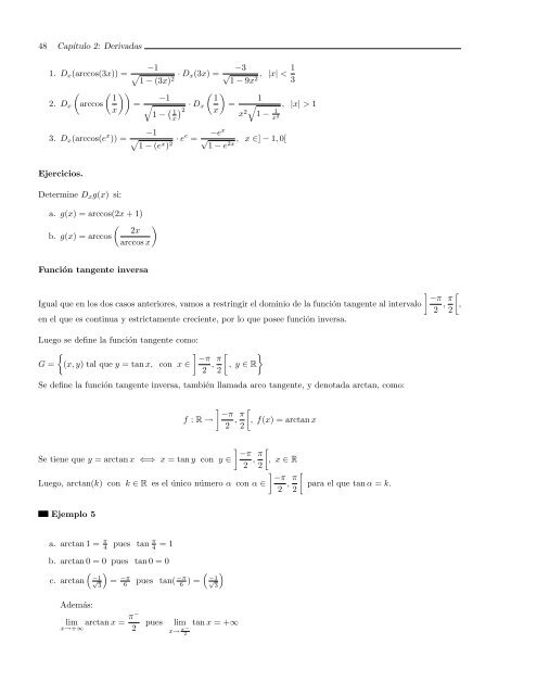 Derivada de una función - TEC-Digital