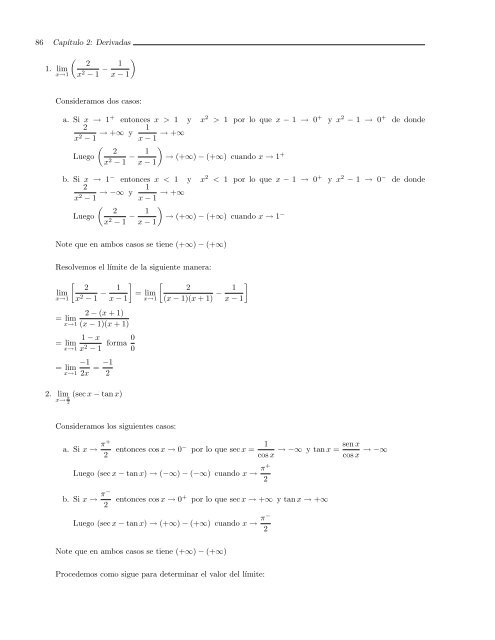 Derivada de una función - TEC-Digital