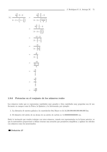 El Conjunto de los números Reales - TEC-Digital