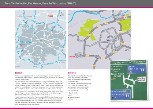 Tesco Distribution Unit, Flex Meadow, Pinnacles West, Harlow - Allsop